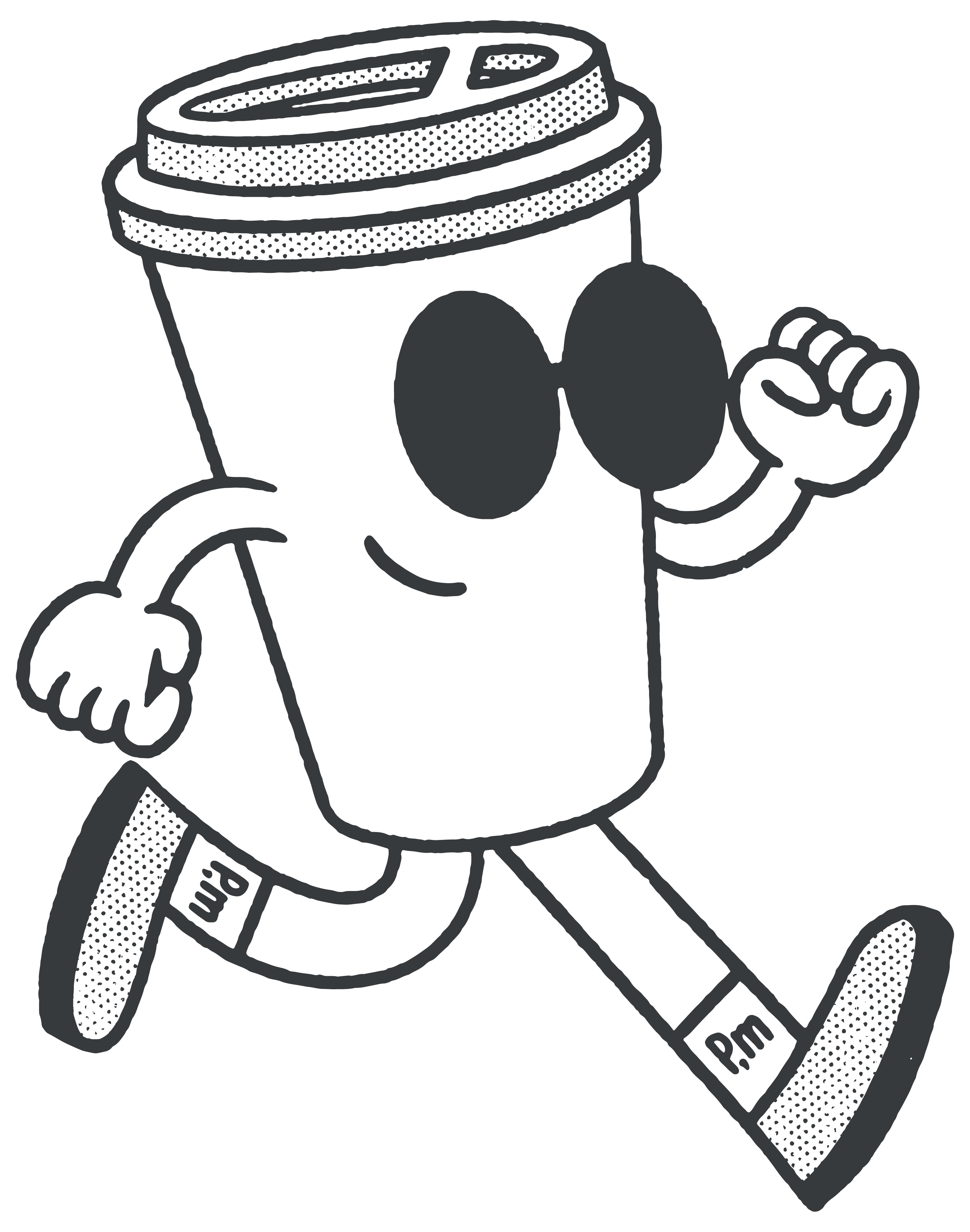 Protein, mate take away cup